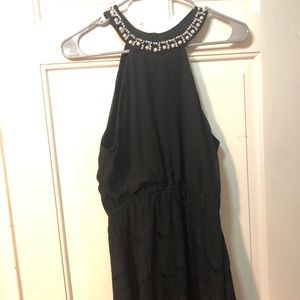 Black Mini/midi dress